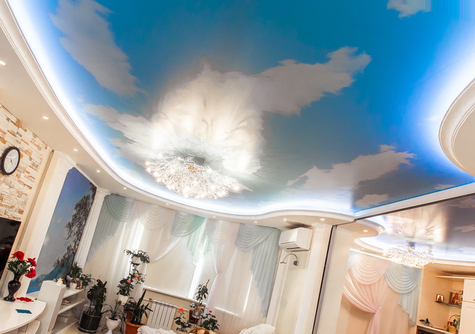 Заказать потолок с фотопечатью в г. Мариинск